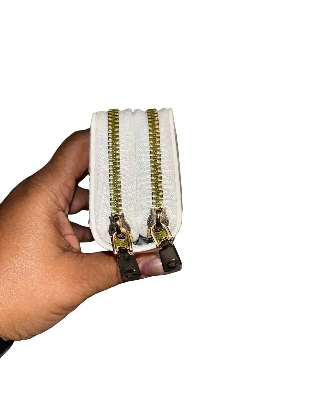 I'm a SWIFTIE Crocodile Pattern Double Zipper Accordion Card Holder Wallet